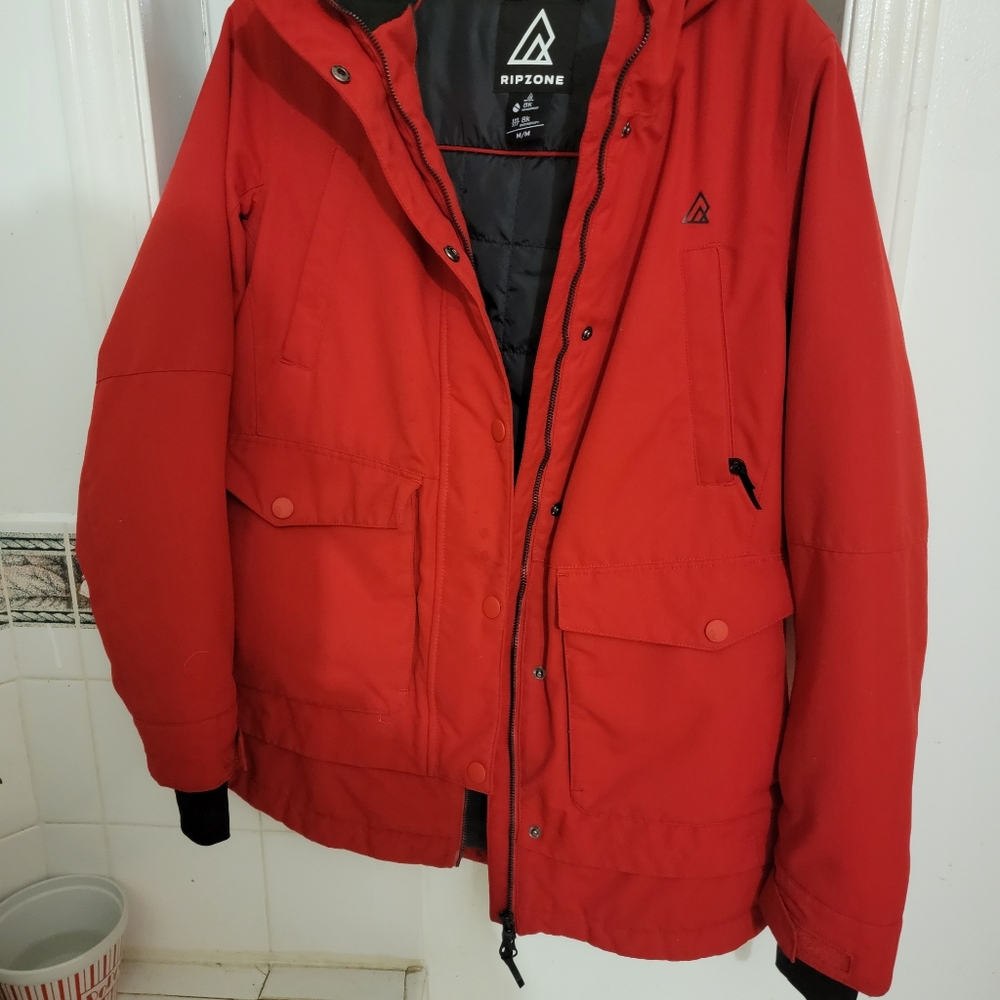 Ladies Red Rip Zone Ski Jacket - Picture 2 of 3